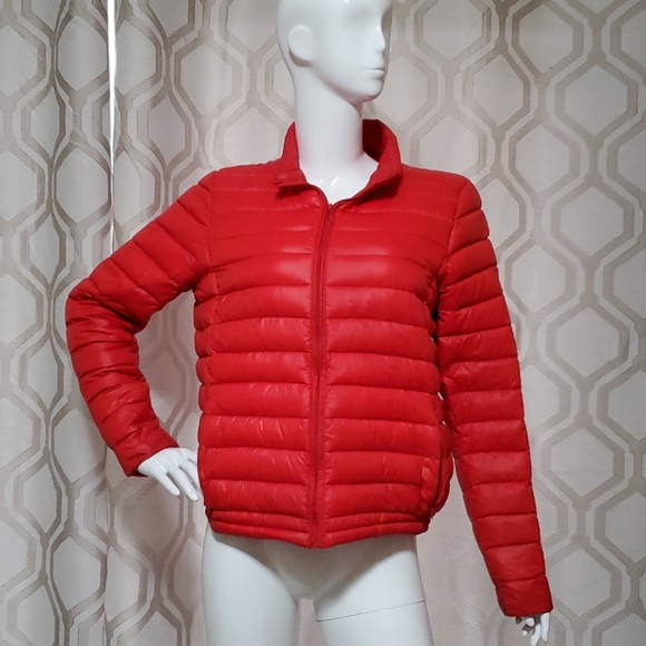 Buffalo red puffer travel jacket - Picture 1 of 7